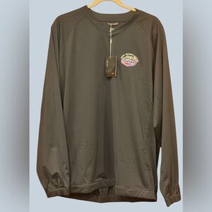 Nike Black Daytona 500 Long Sleeve Performance Pullover with Chest Logo